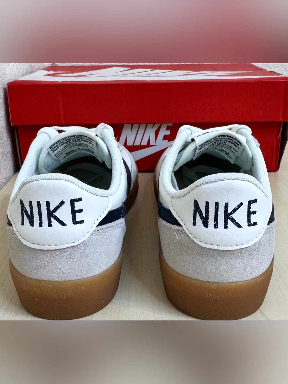 Nike Killshot 2 Sneakers Navy White Gum Sole Women’s 7 NIB Classic Minimalist - Picture 5 of 8